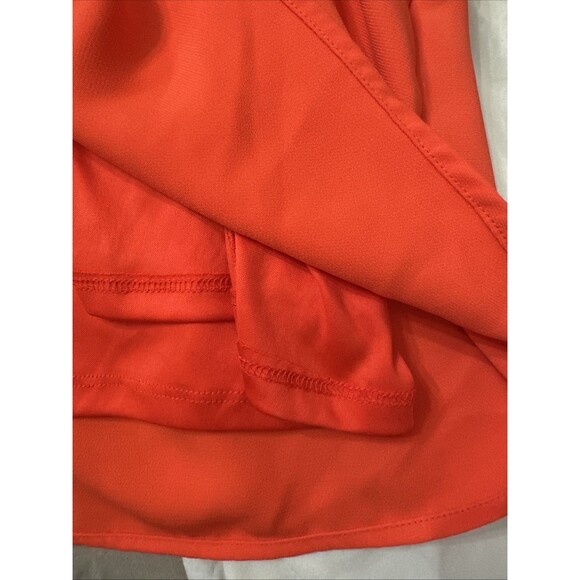 Nine West Surplice Shirt Dress Size XXL Spring Summer Wrap Short Sleeve Mini New - Picture 9 of 11